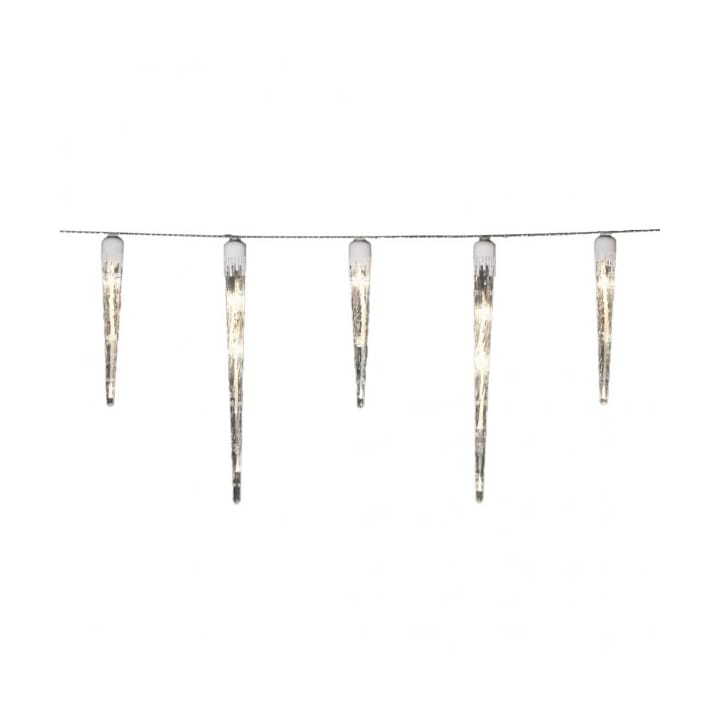 Istappsslinga istappar 32 ljus 775 cm - Vit - Konstsmide
