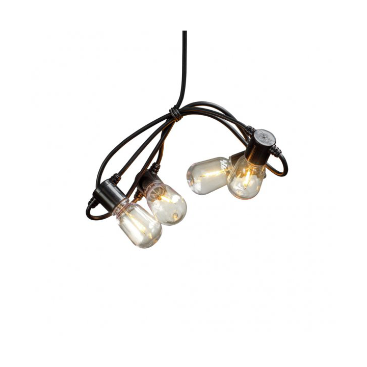 Konstsmide Lichterkette 20 Lichter 1475 cm Schwarz