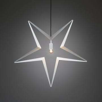 Konstsmide Metallstjärna 80 cm Vit