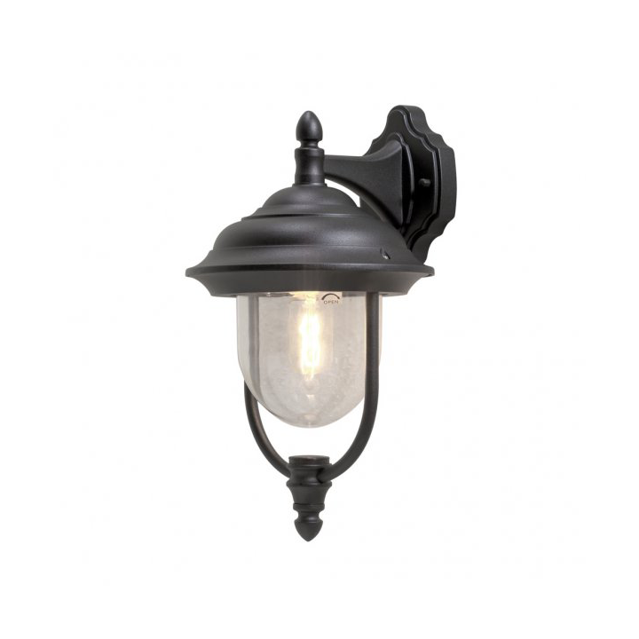 Konstsmide Parma Wall Lantern 46 cm Black