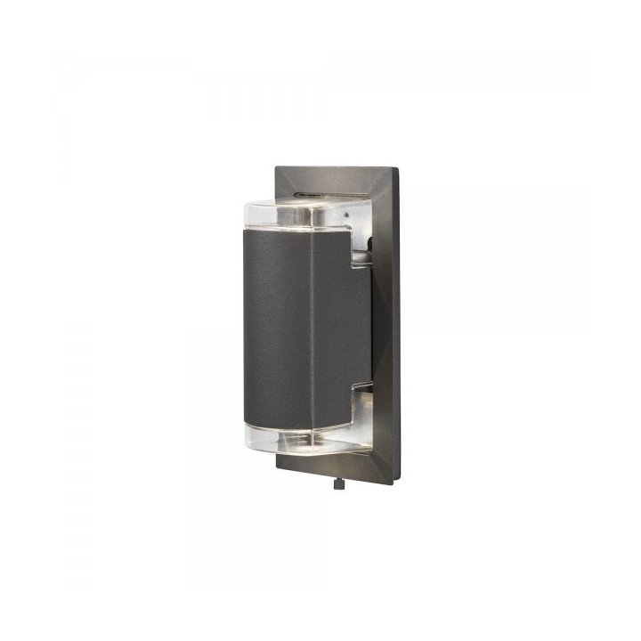 Konstsmide Potenza Wandleuchte 22,5 cm Anthrazit