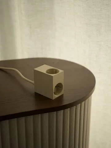 Cuboid grenuttag 2 m - Pearled Ivory - Kord