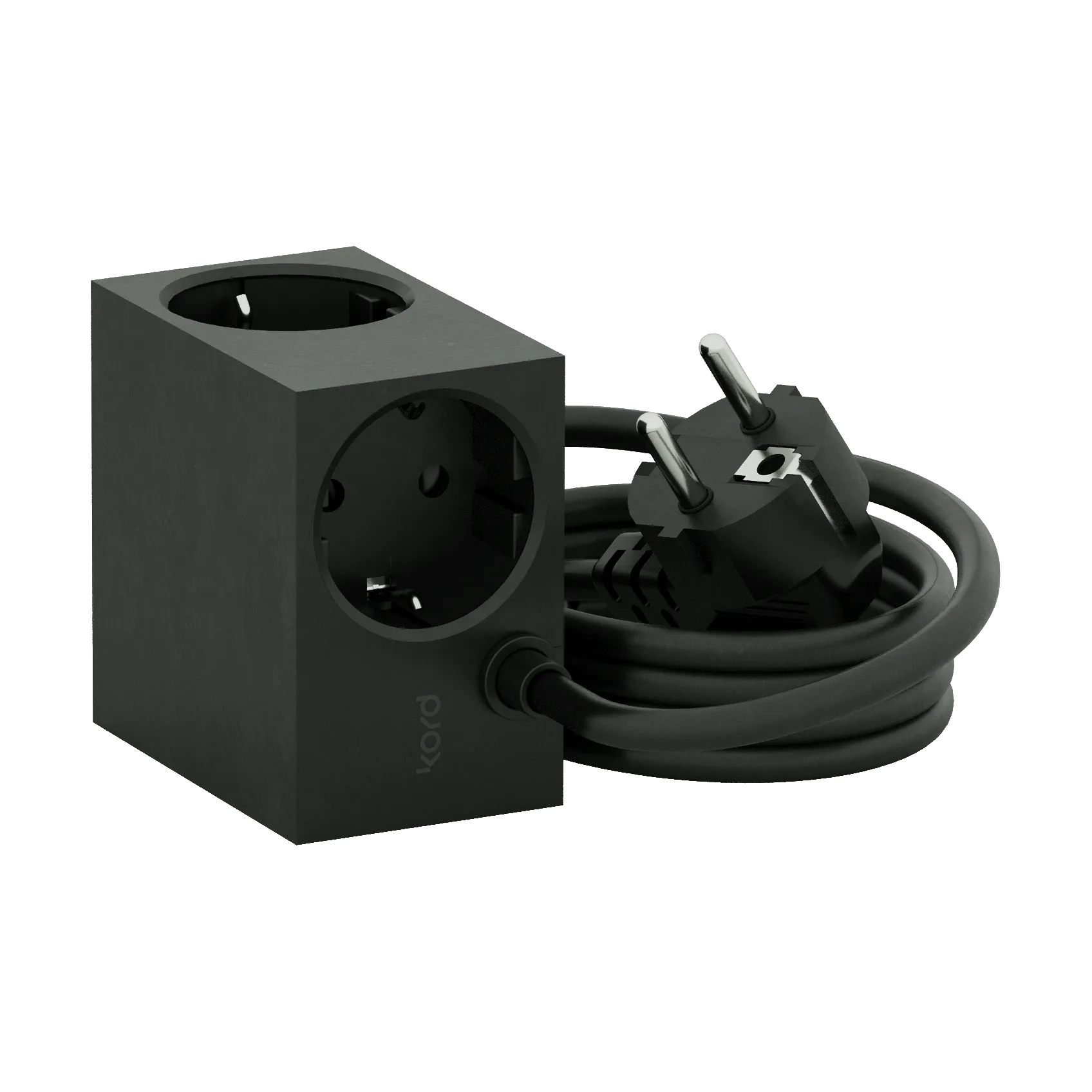 Cuboid outlet 2 m, Black Kord