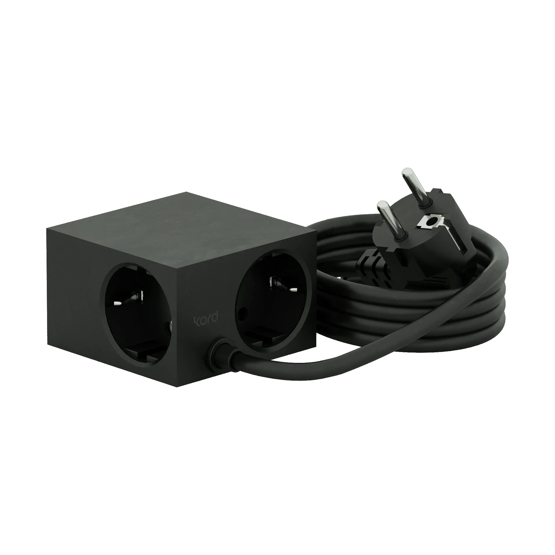 Cuboid outlet 2 m, Black Kord