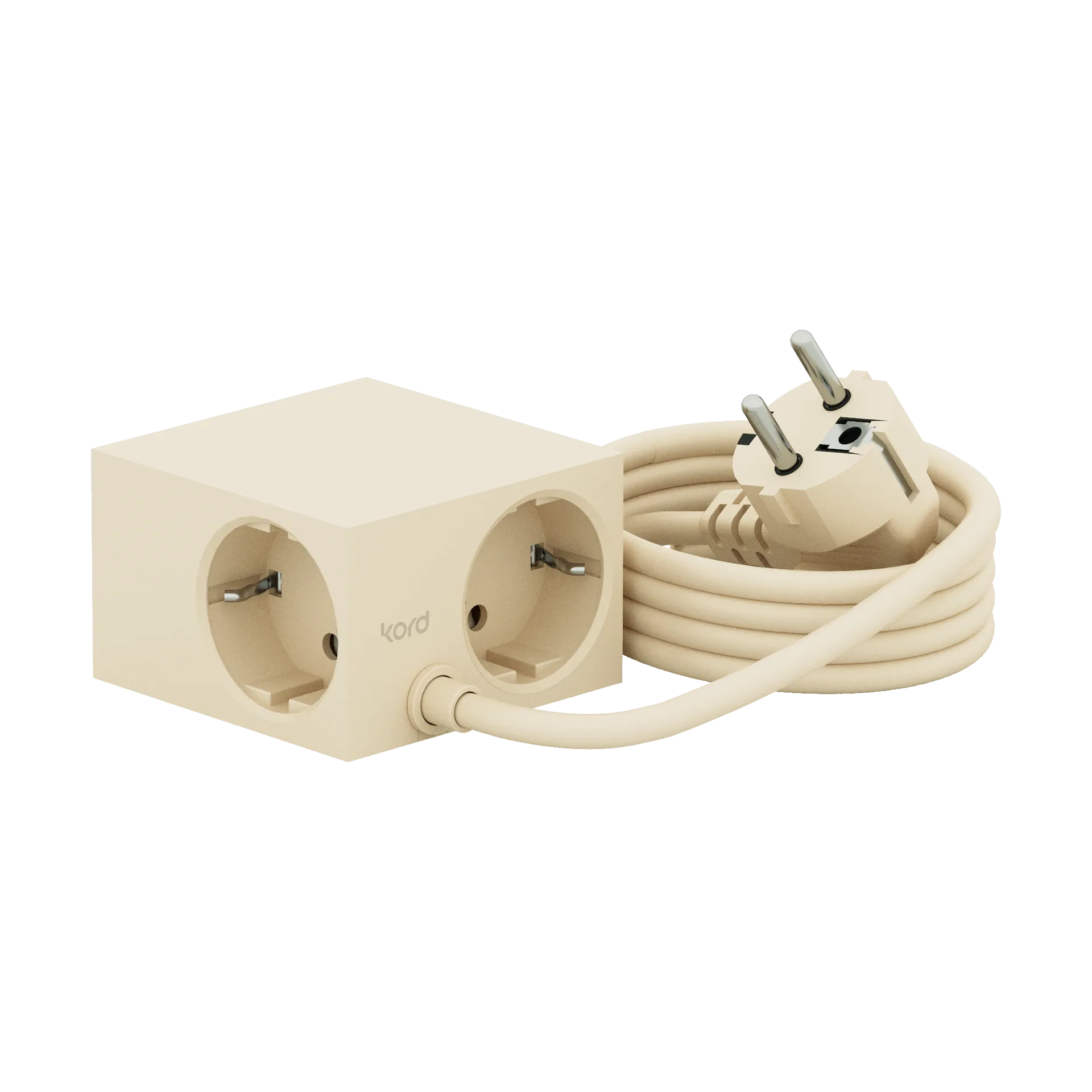 Cuboid outlet 2 m, Pearled Ivory Kord