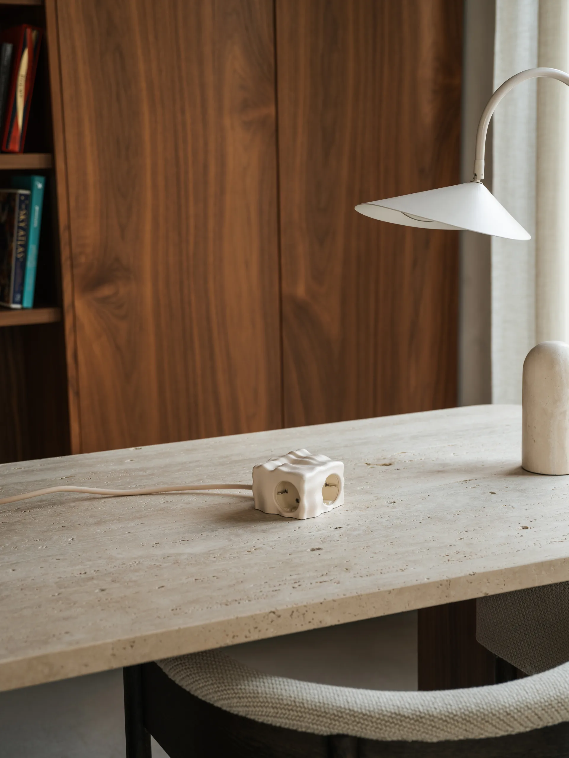 Cumulus+ case-shell for Cuboid+ power strip, Beige Kord