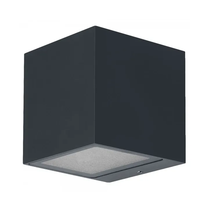 Smart outdoor wifi brick wall lamp 8.5 cm, Dark grey Ledvance