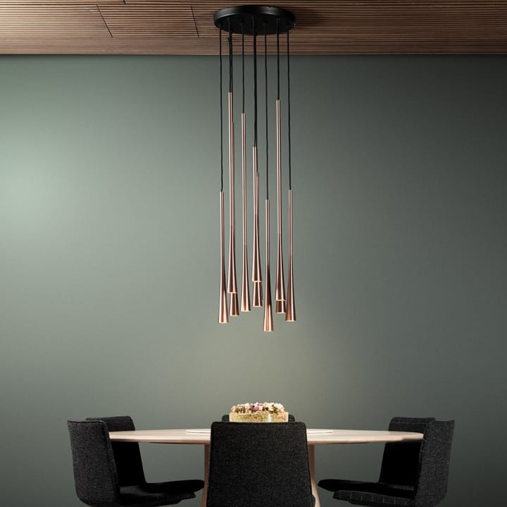 Drop S1 pendant lamp, Rose gold Light-Point