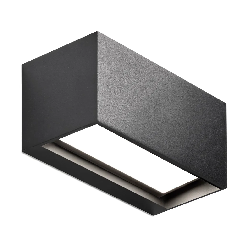 Linea W1 wall lamp switch tune, Black, 7x15 cm Light-Point