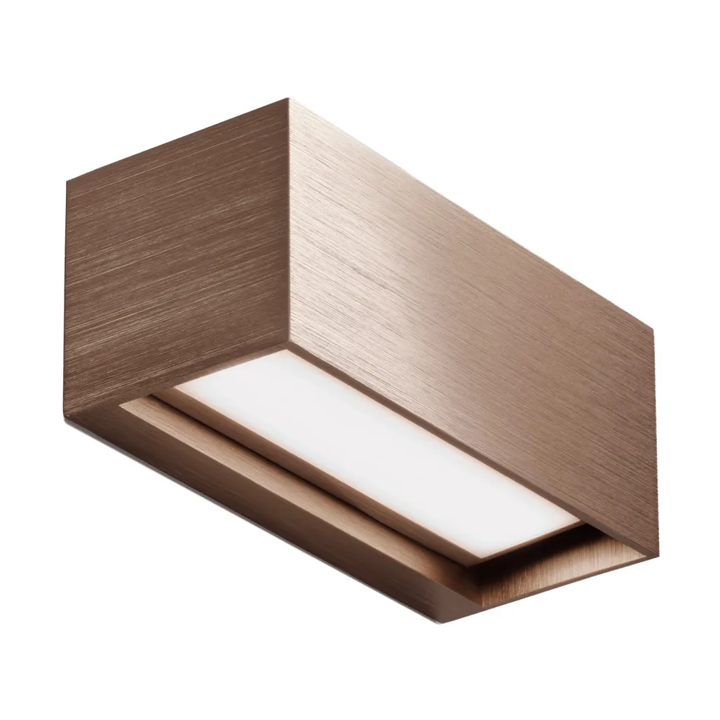 Linea W1 wall lamp switch tune, Rose gold, 7x15 cm Light-Point