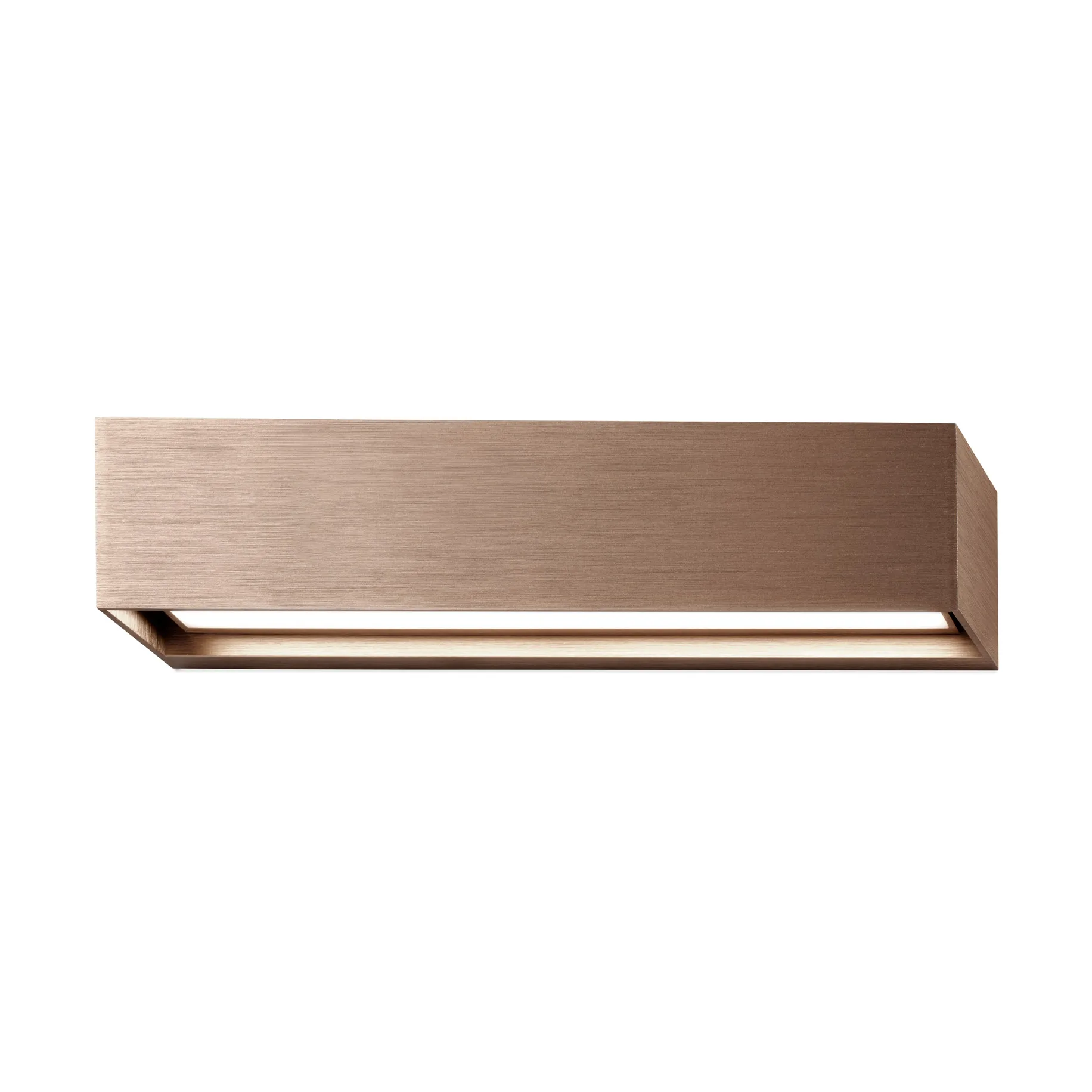 Linea W2 wall lamp switch tune, Rose gold, 7x30 cm Light-Point
