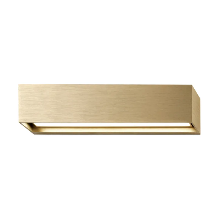 Linea W2 Wandleuchte switch tune - Brass, 7x30 cm - Light-Point