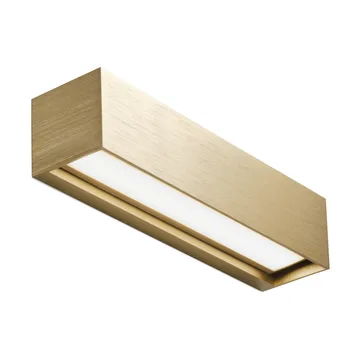 Linea W2 Wandleuchte switch tune - Brass, 7x30 cm - Light-Point