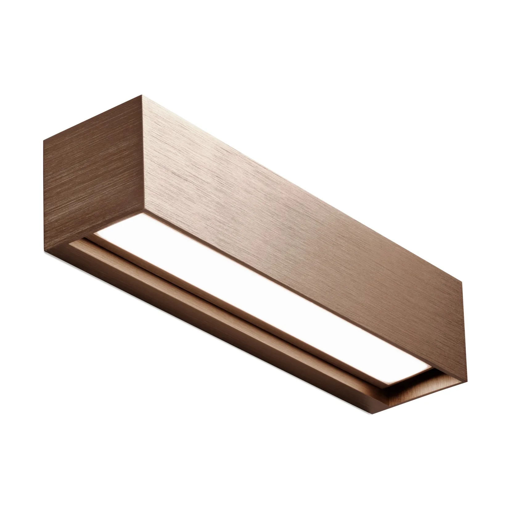 Linea W2 Wandleuchte switch tune, Rose gold, 7x30 cm Light-Point