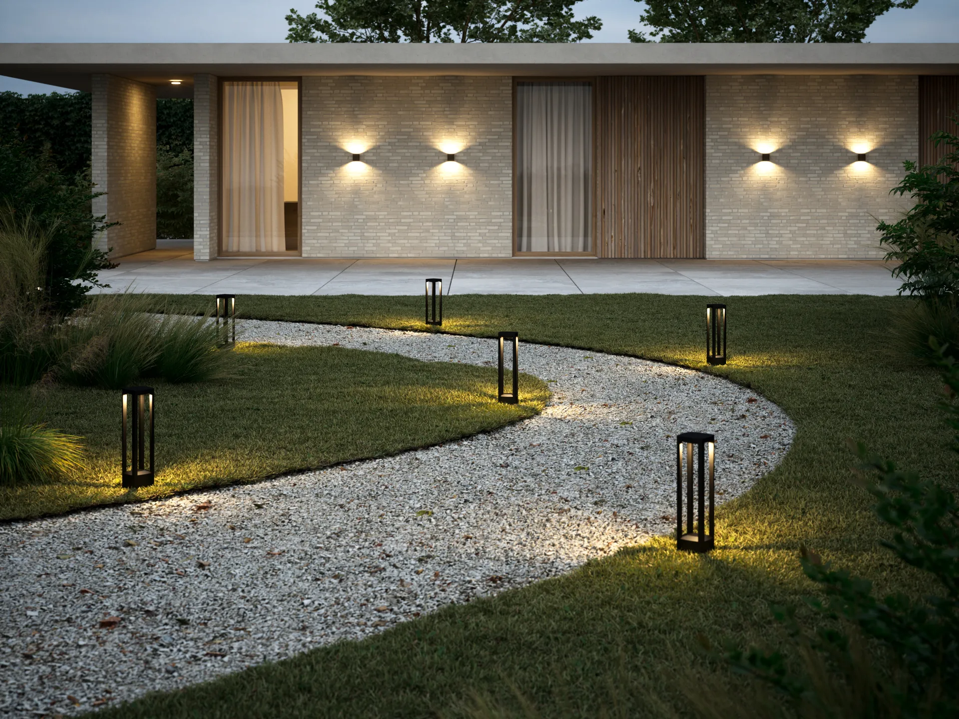 Mirage Outdoor-Leuchte Switch Tune, Black, 12x48 cm Light-Point