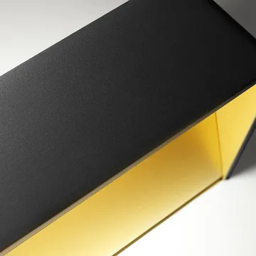 Mood 2 vägglampa - black/gold, 3000 kelvin - Light-Point