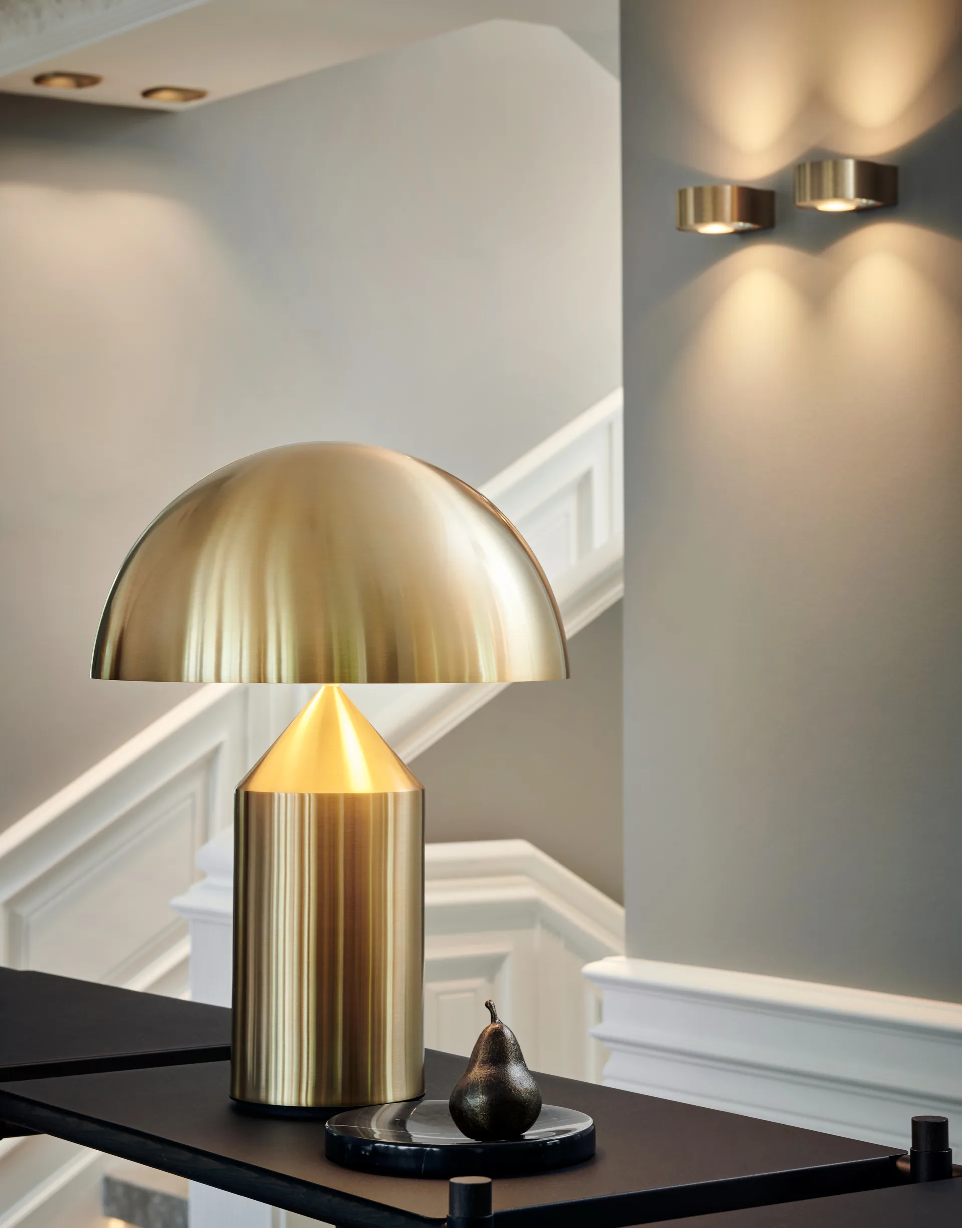 Orbit vägglampa W1 2700K, Brass Light-Point