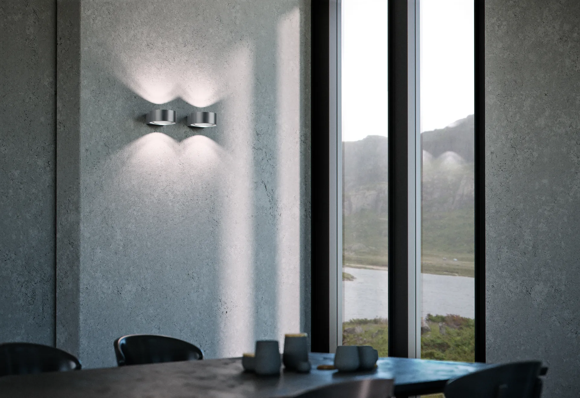 Orbit Wandleuchte W1 2700K, Titanium Light-Point