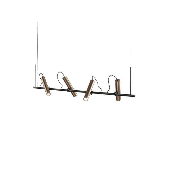 Spirit pendant lamp - Black/rose gold, s1500 - Light-Point
