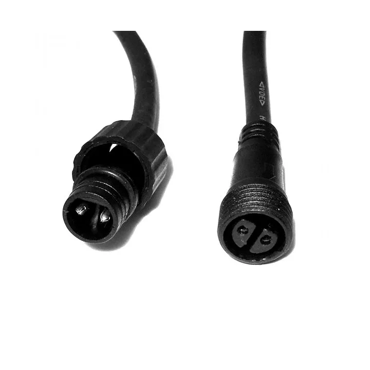 Lightson extension cable 50 cm, Black Lightson
