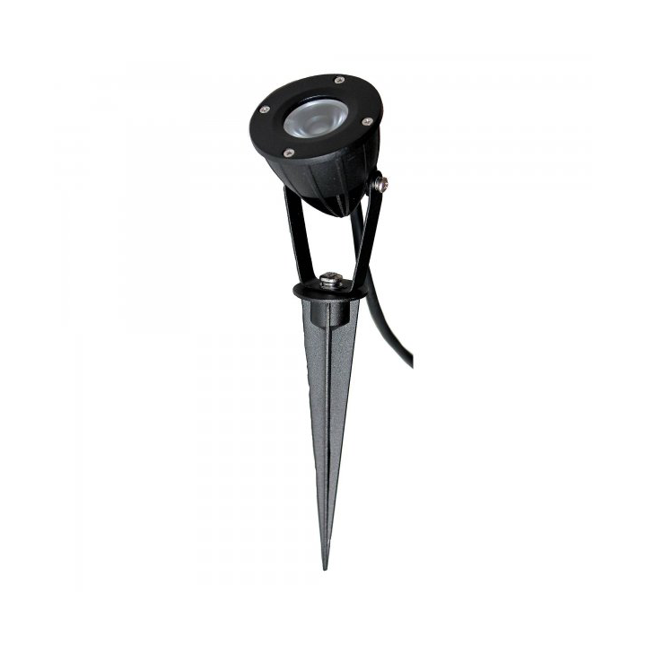 Lightson Luminus ground spotlight 10 cm Black