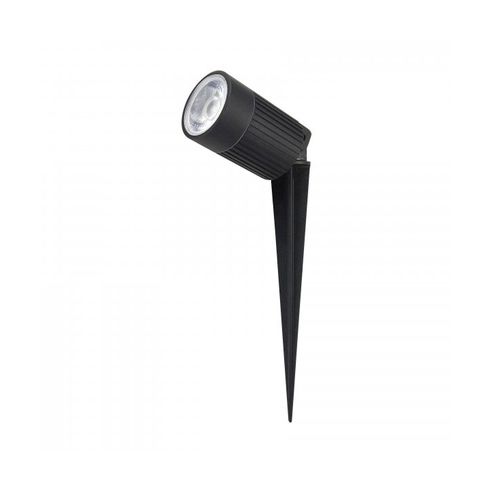 Lightson Medusa Bodenspot 24 cm Schwarz