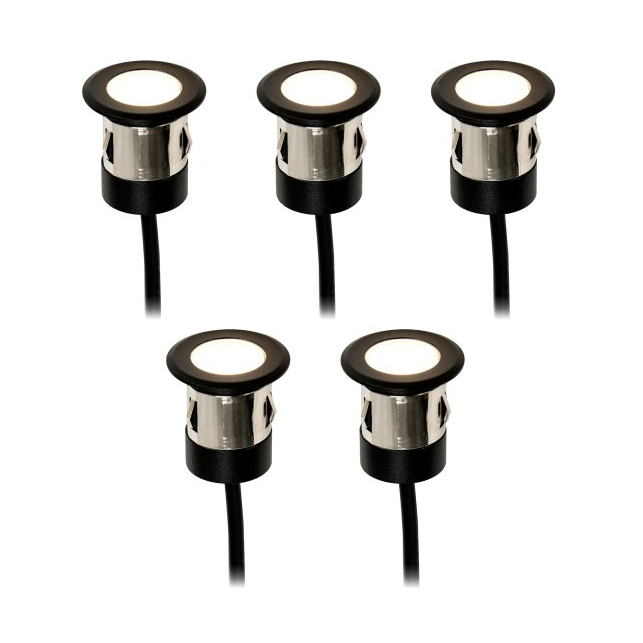 Lightson Orion Decklicht 5er-Pack Schwarz