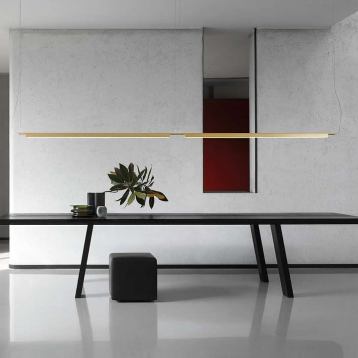 Compendium pendant lamp, Brass, incl. phase dimmer Luceplan