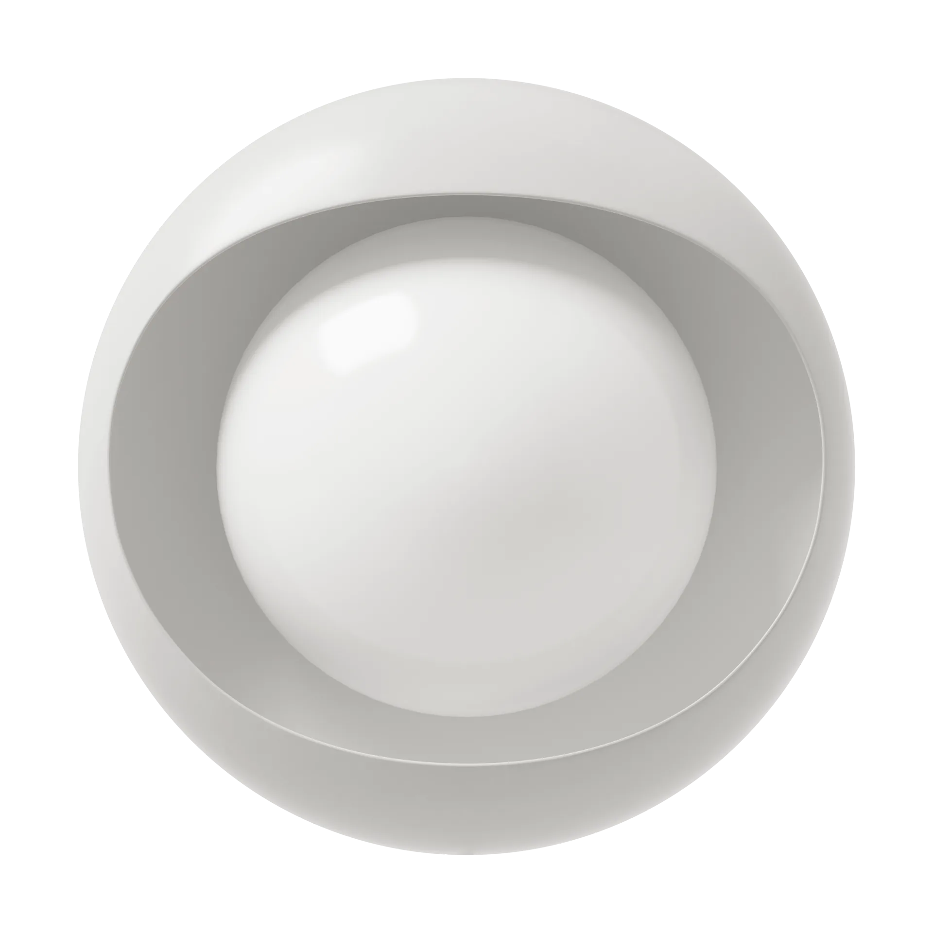 Cornea 220 wall lamp, White LYFA