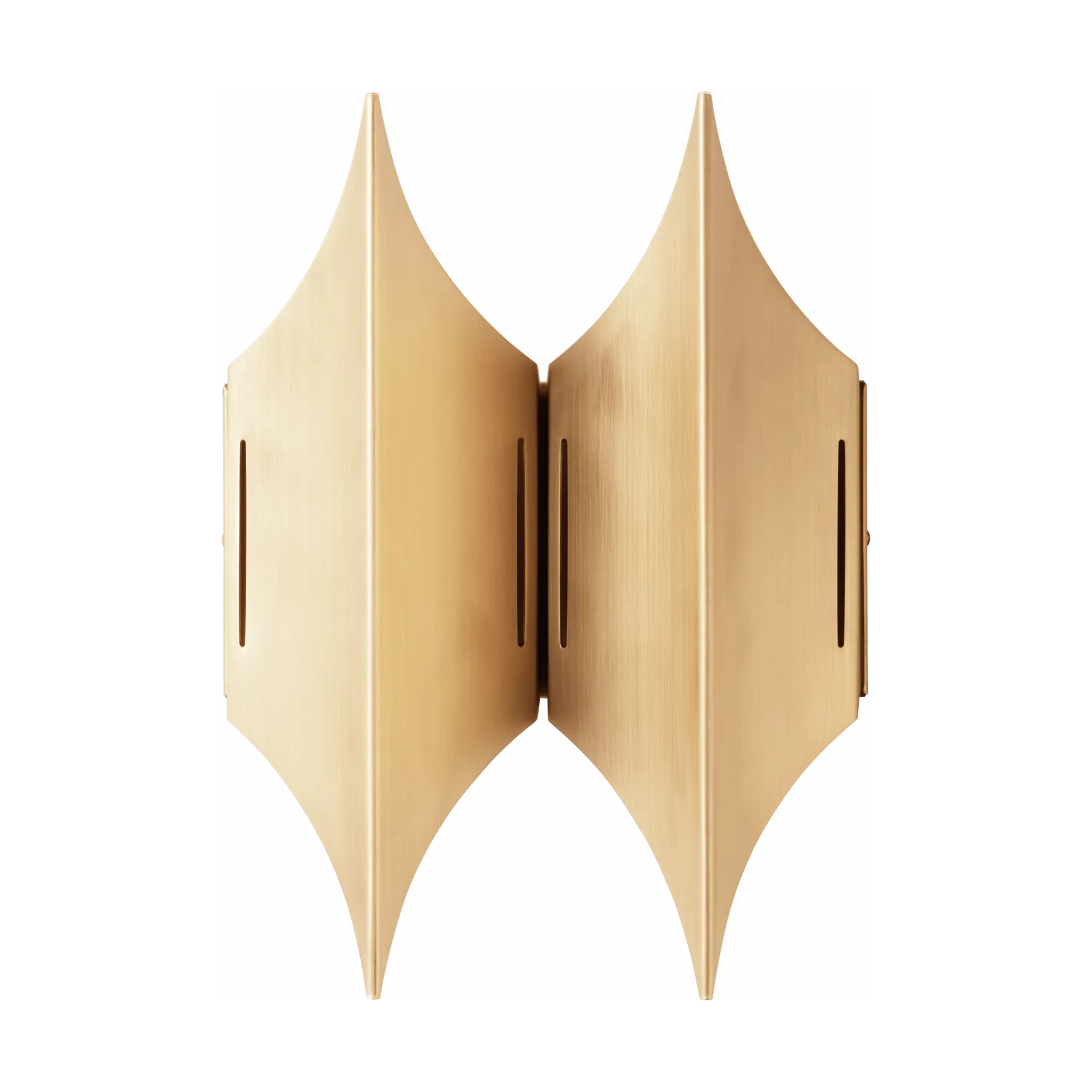Gothic II wall lamp, Brass LYFA