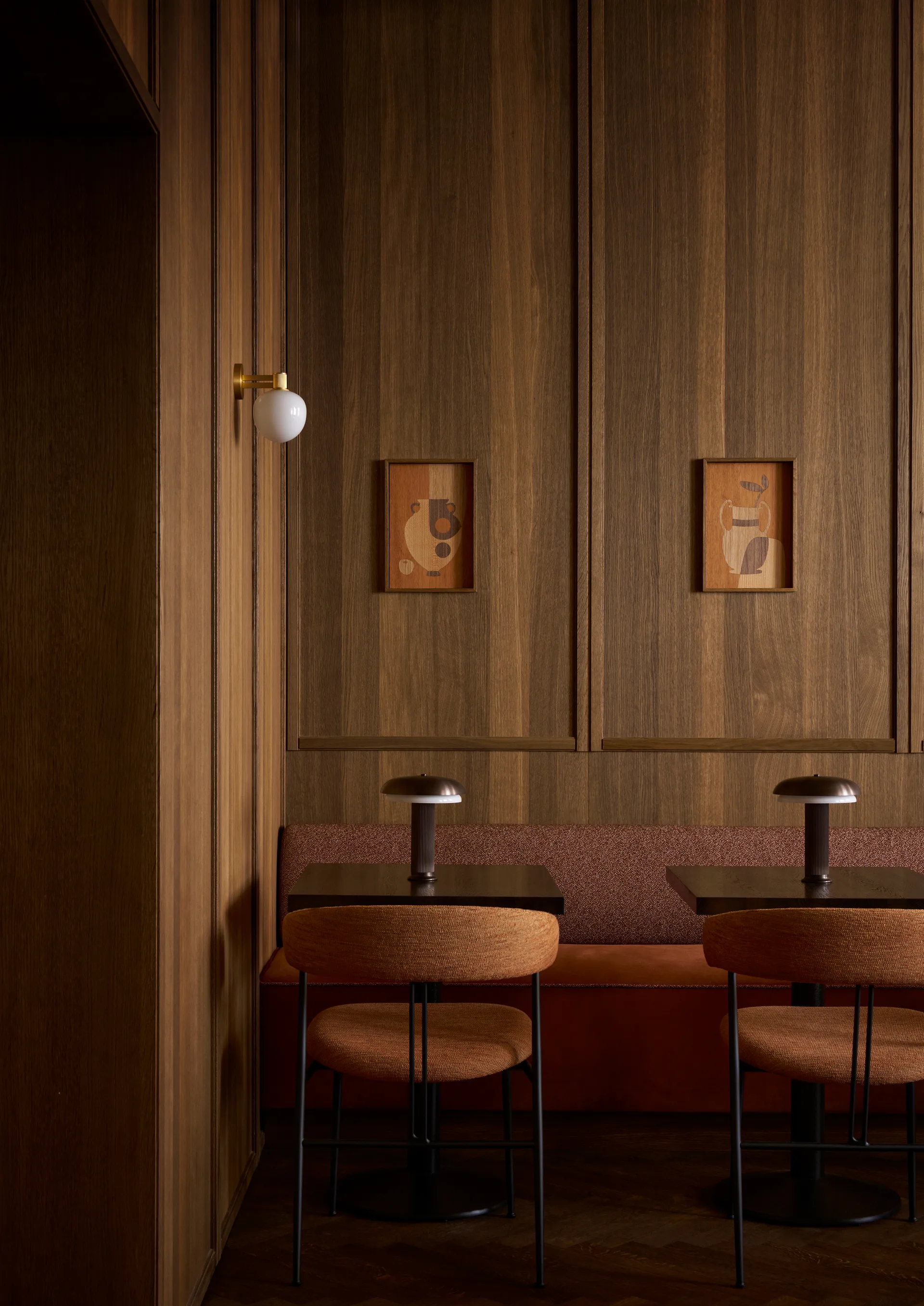 Noote Tischleuchte tragbar, Bronze LYFA