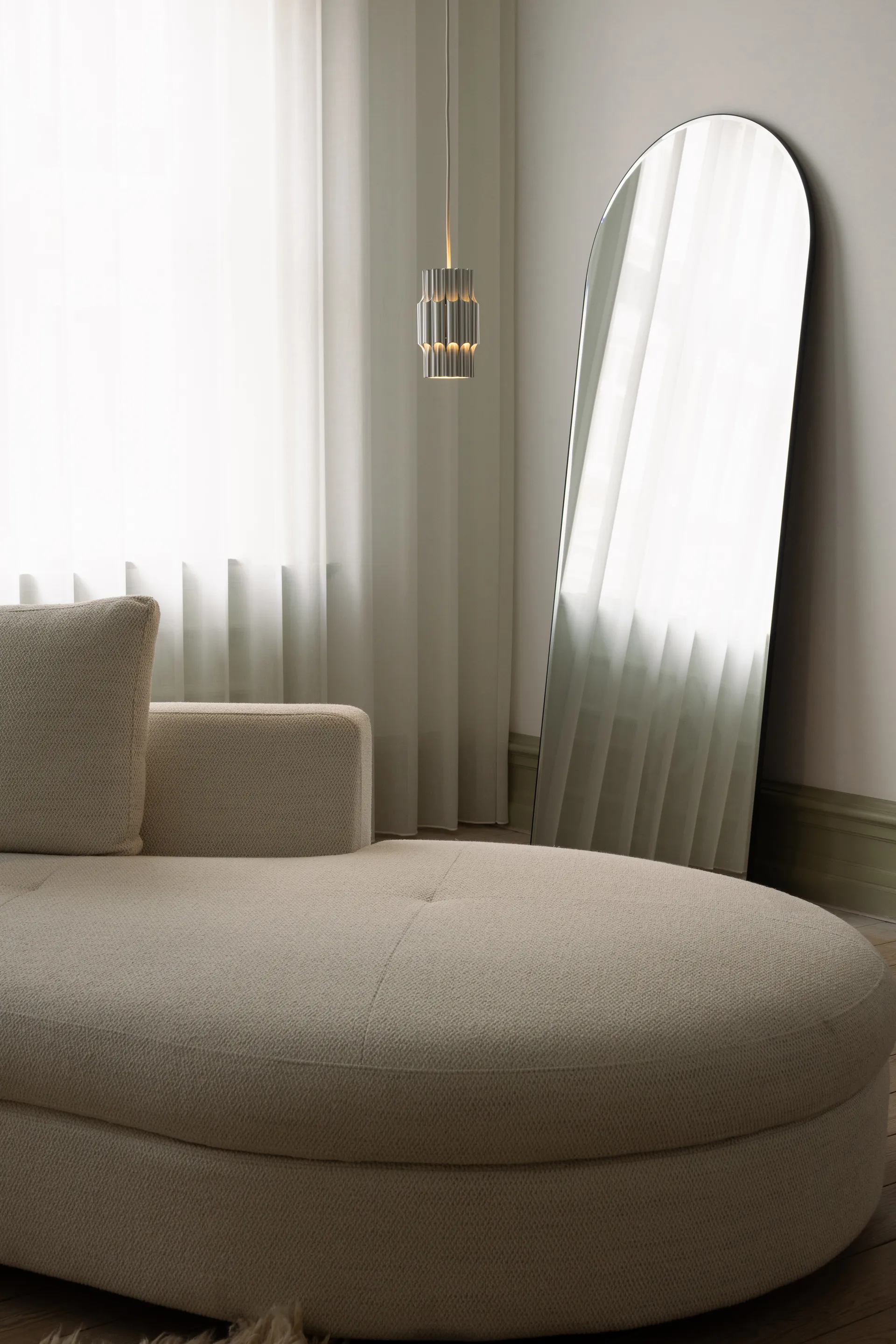 Pan 120 pendant lamp, Aluminium LYFA