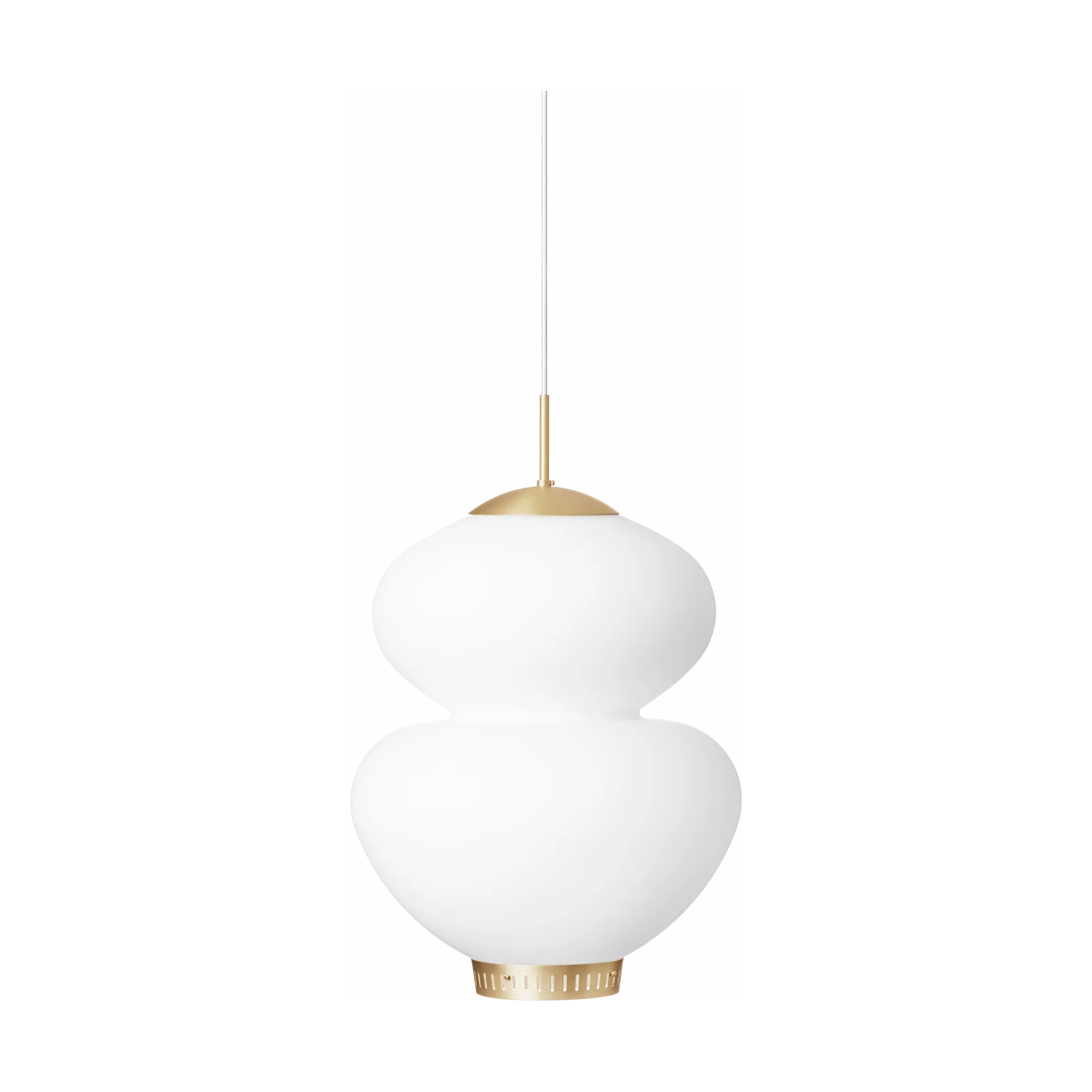 Peanut 400 pendant, Opal glass LYFA