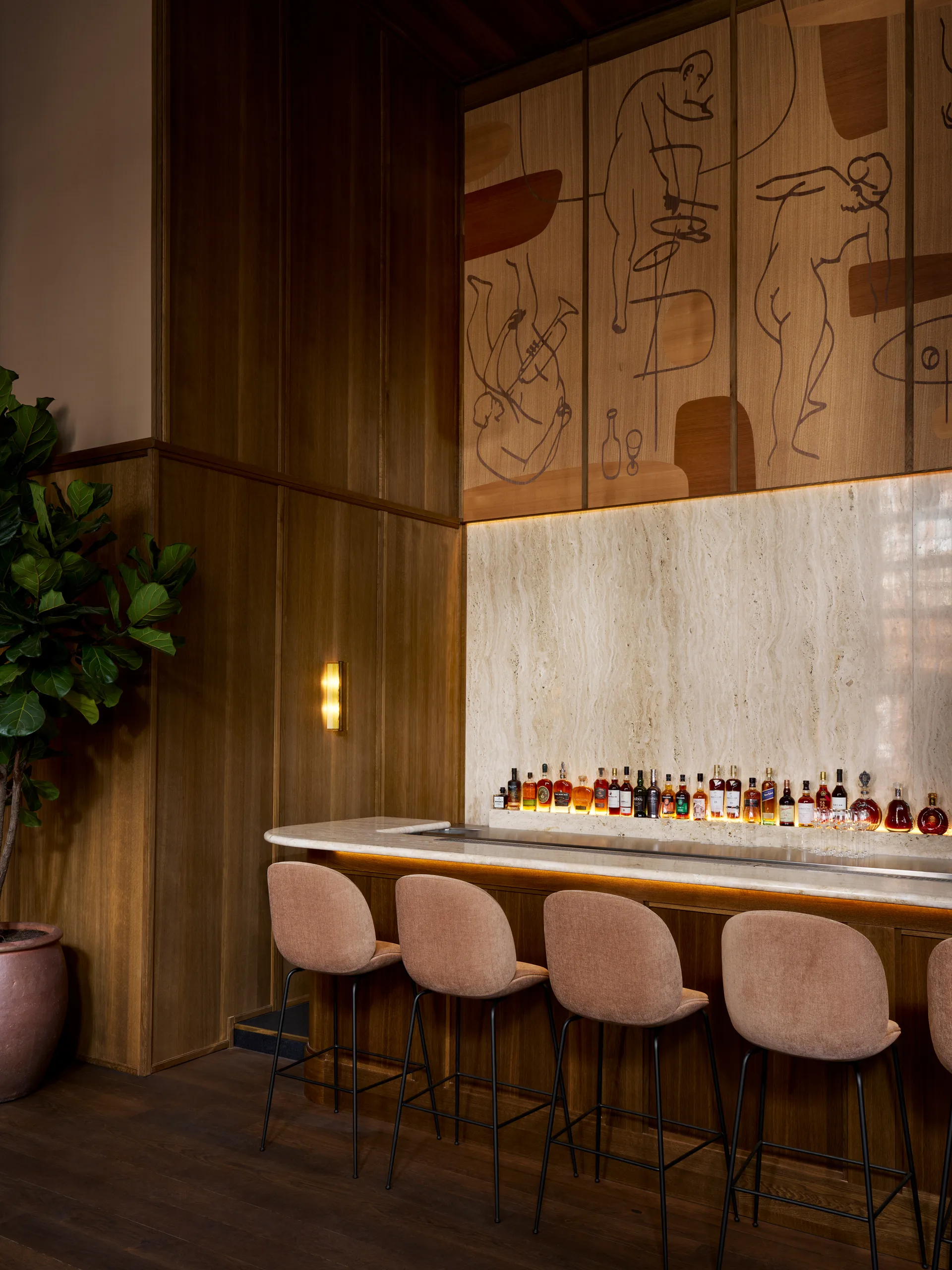 Ryff Wandleuchte, Bronze LYFA