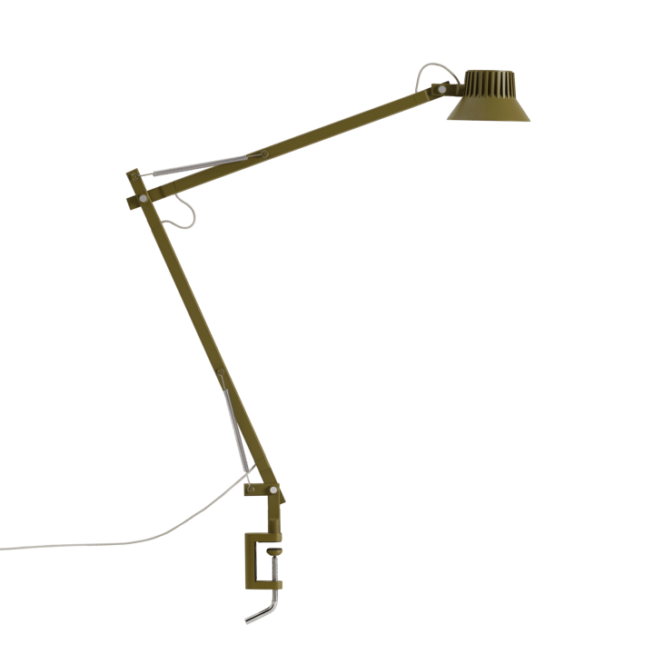 Dedicate L2 Tischlampe mit Klemme - Brown Green - Muuto