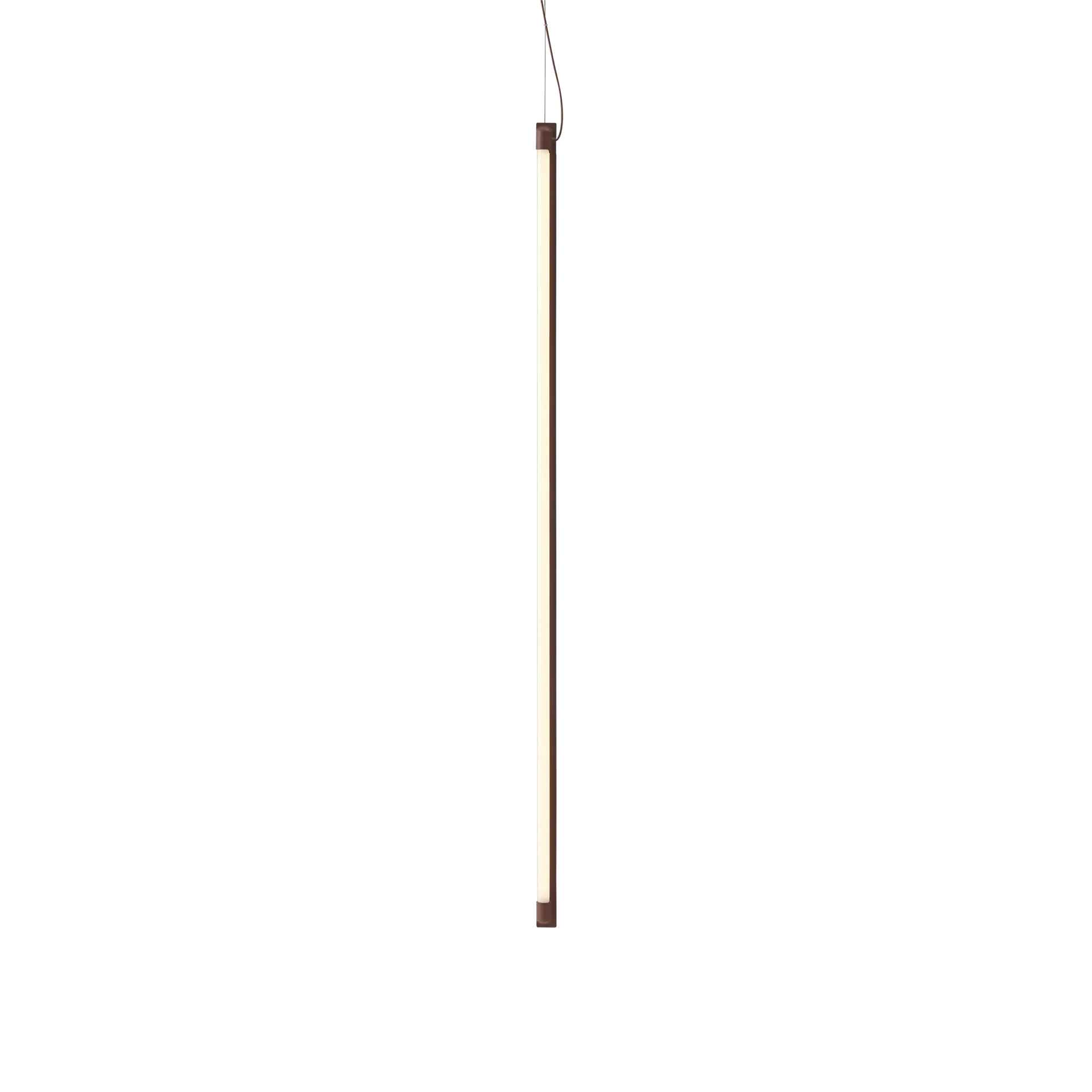 Fine Suspension Lamp 120 cm, Deep Red Muuto