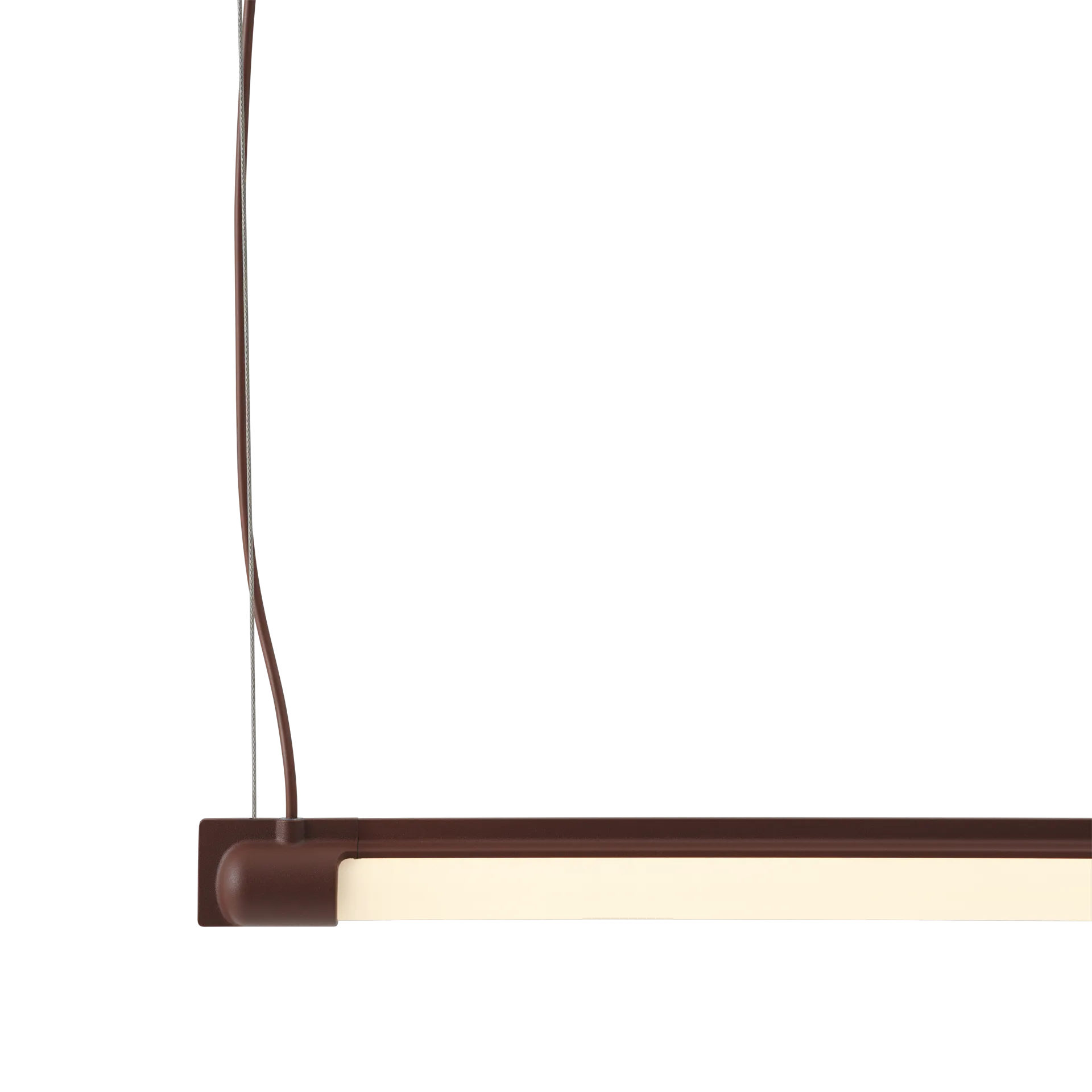 Fine Suspension Lamp 120 cm, Deep Red Muuto