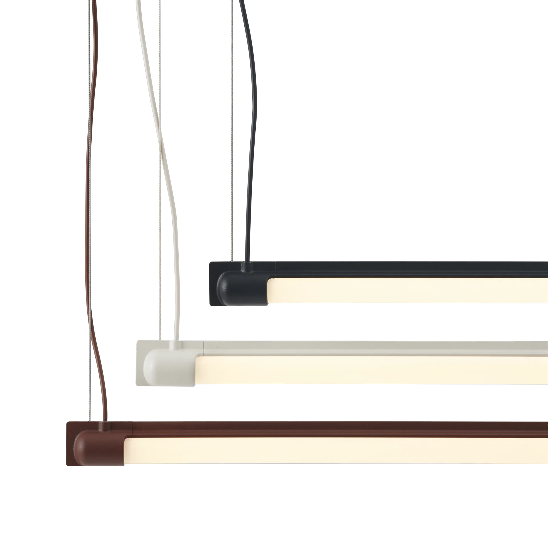 Fine Suspension Lamp 120 cm, Grey Muuto