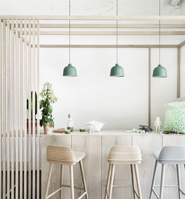 Grain pendant, dusty green (green) Muuto