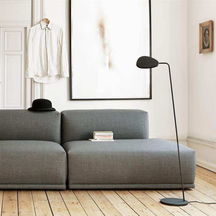 Leaf floor lamp, Black Muuto
