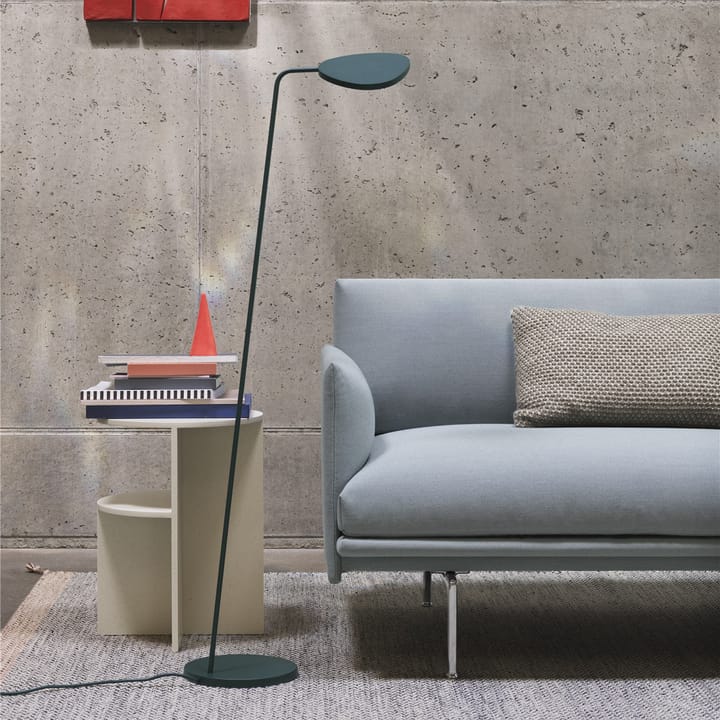 Leaf floor lamp, Dark green Muuto