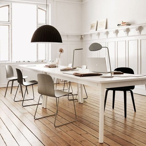 Leaf table lamp white, white Muuto
