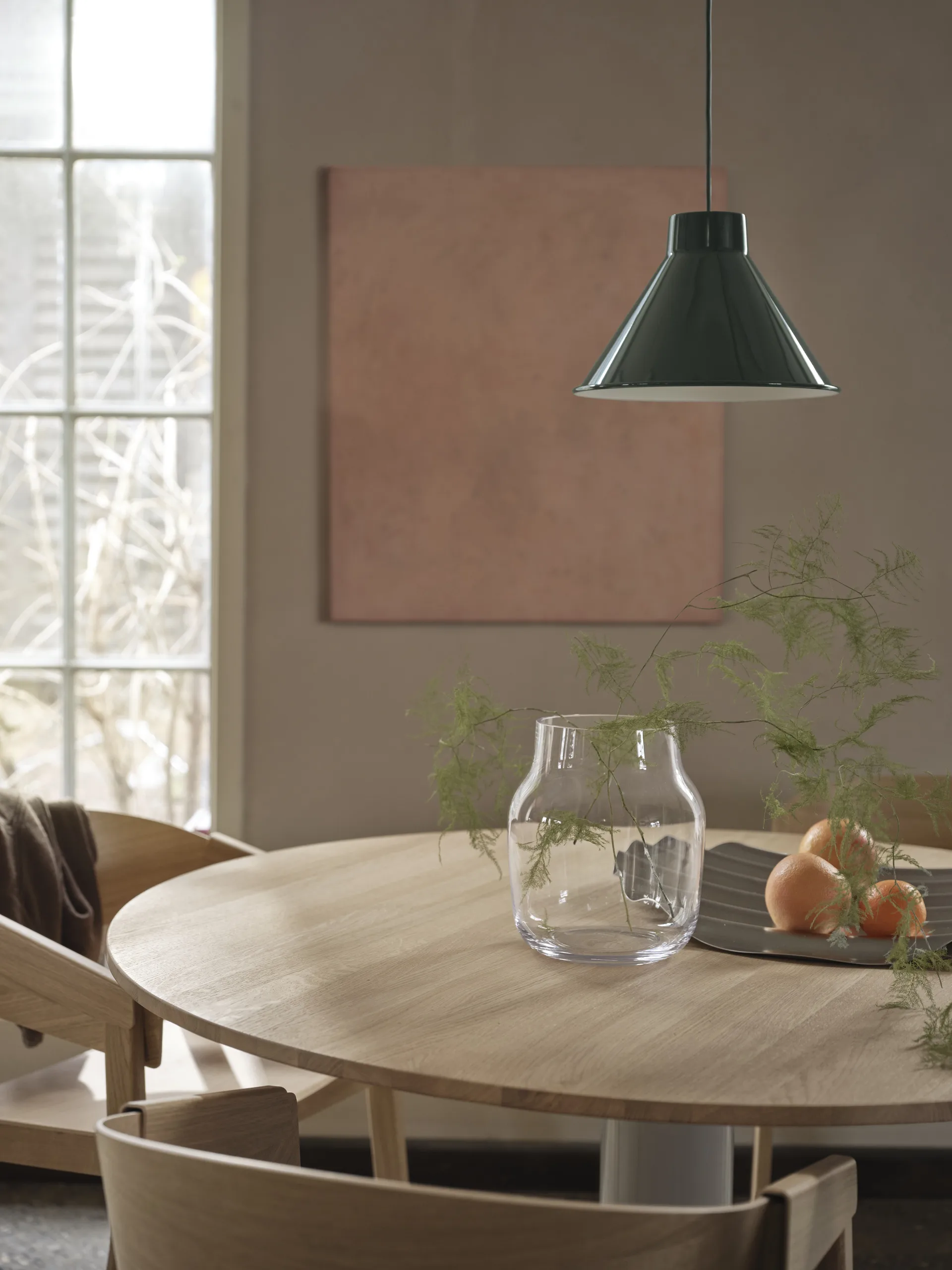 Top ceiling lamp Ø28 cm, Dark green Muuto