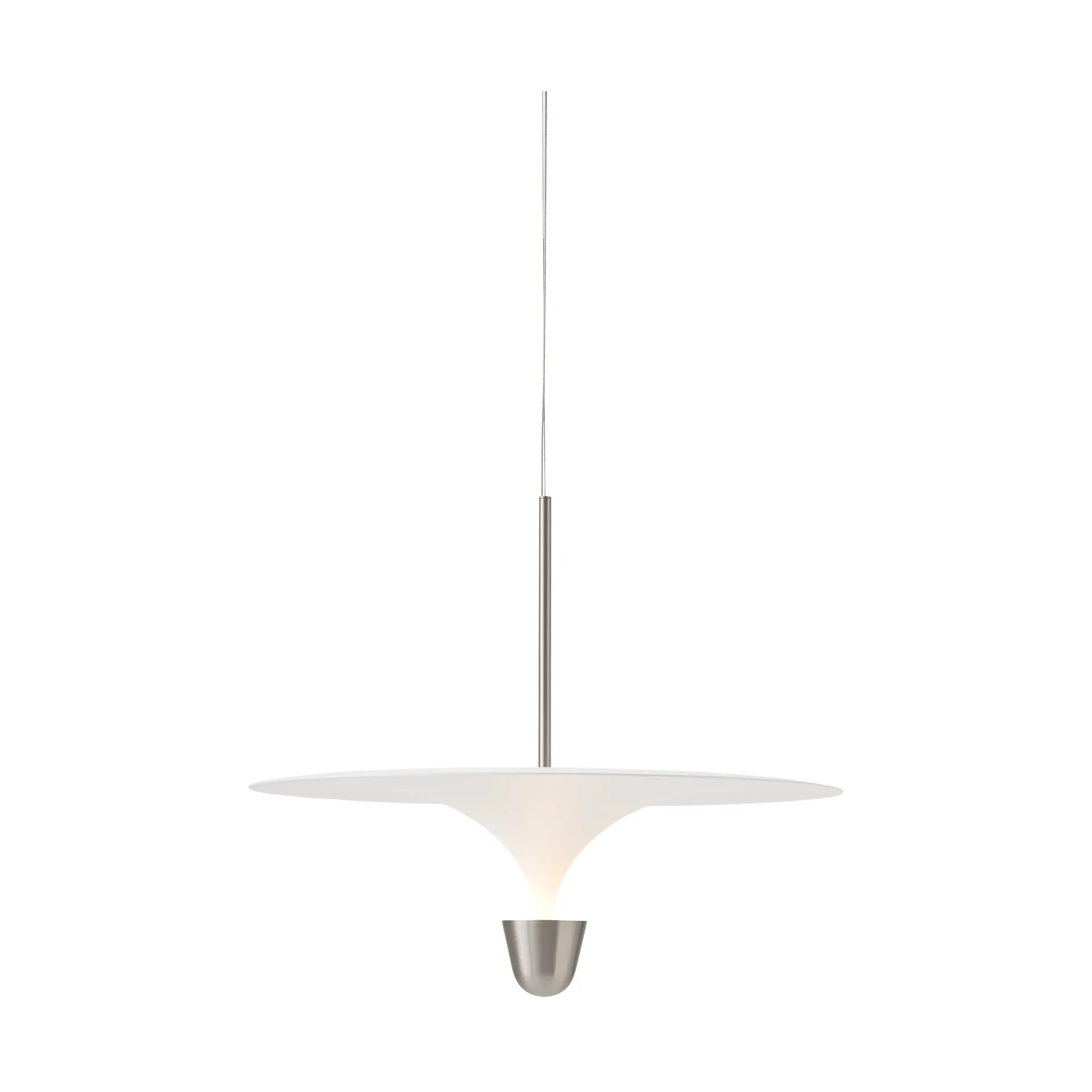 Chanterelle pendant Ø60 cm, Nickel Plated New Works