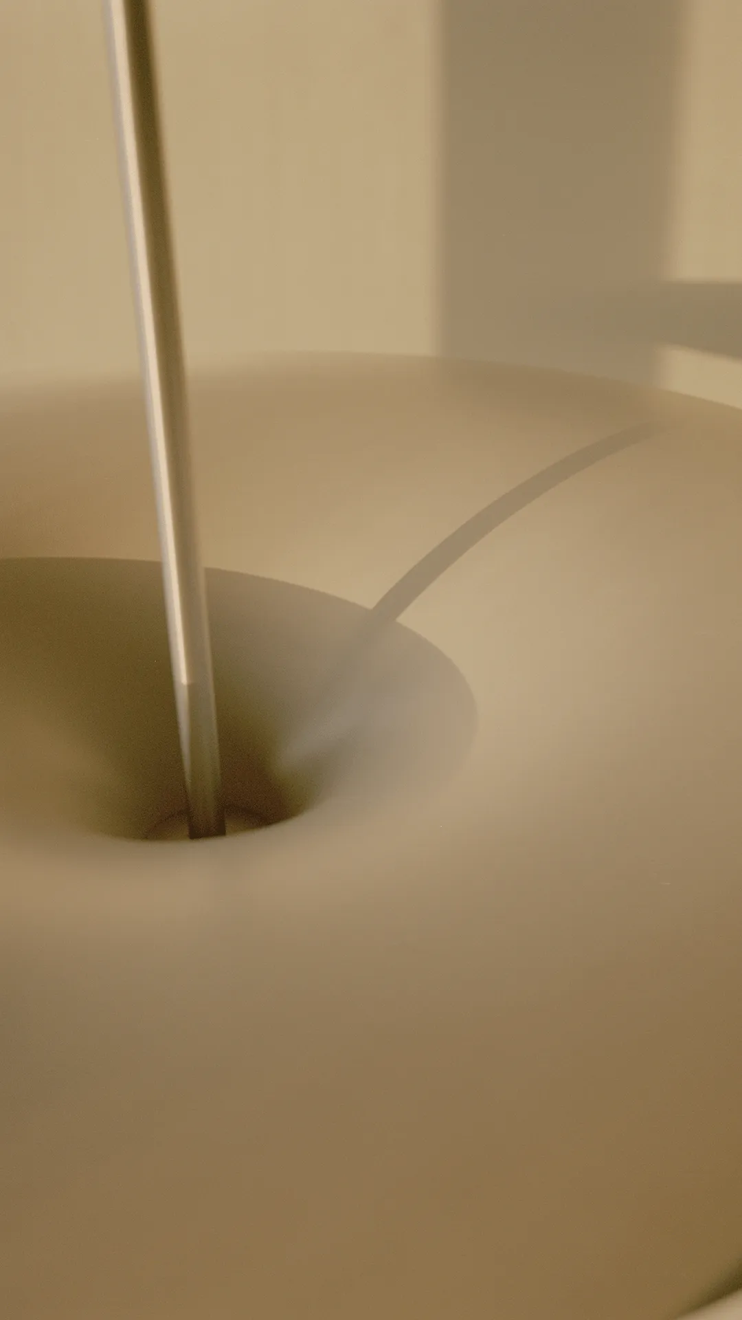 Kantarell pendel Ø60 cm, Nickel Plated New Works