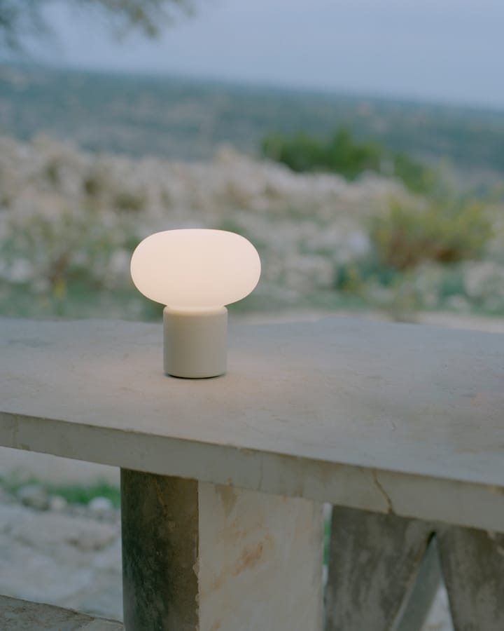 Karl-Johan table lamp portable, Light grey New Works