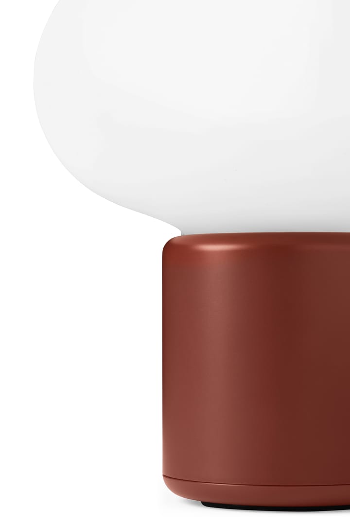 Karl-Johan Tischleuchte tragbar, Earth red New Works