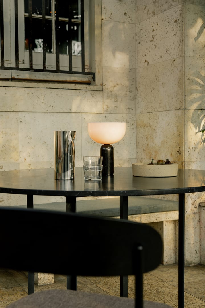 Kizu portable table lamp, Black marble New Works