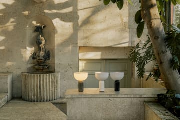 Kizu portable table lamp - Black marble - New Works
