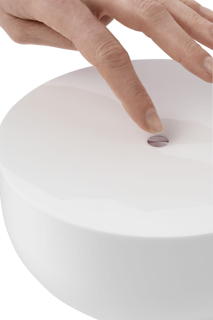Kizu portable table lamp, White marble New Works